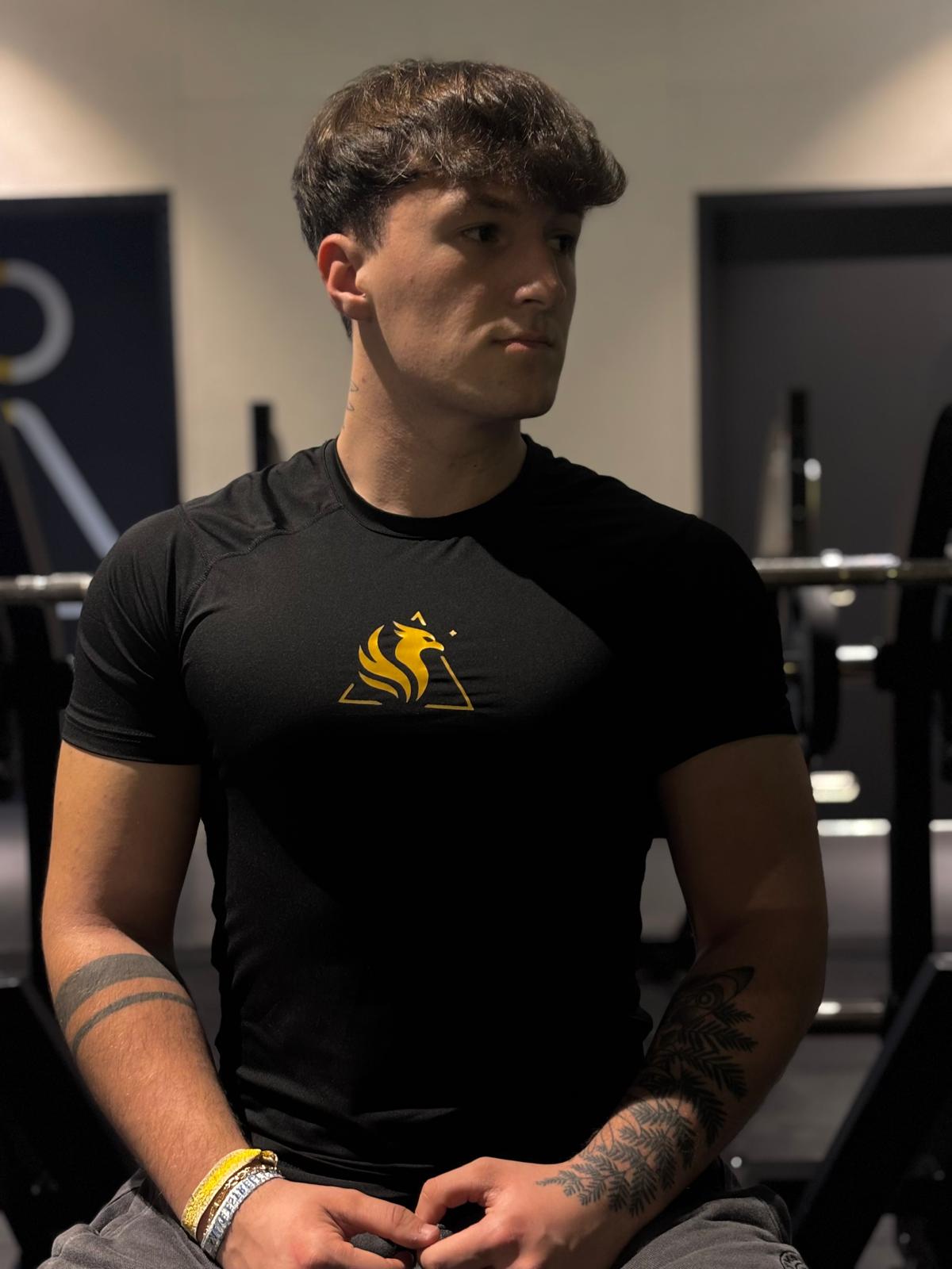 Rise compression shirt black